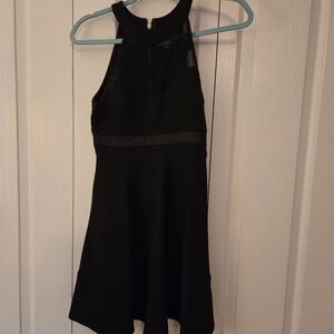 Honey and Rosie Black Semi-Formal Dress with Gold Zipper